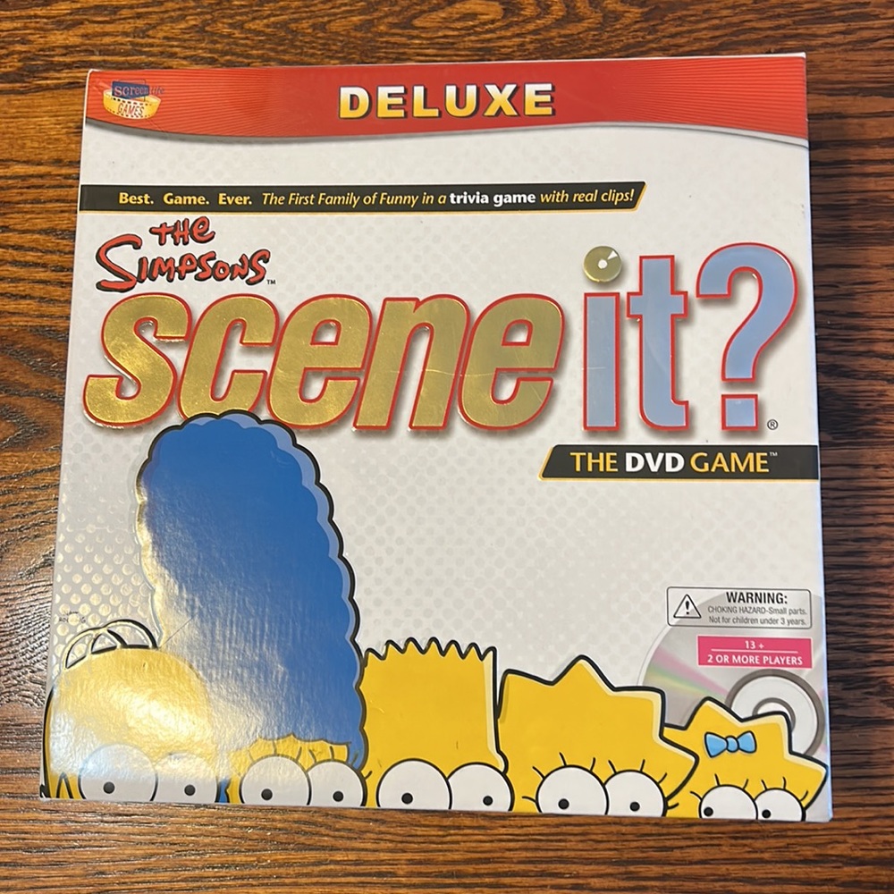 The Simpsons Scene it? The DVD Game  Deluxe version. Trivia game with show clips